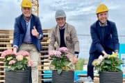 Första spadtag för 202 hyreslägenheter i Uppsala