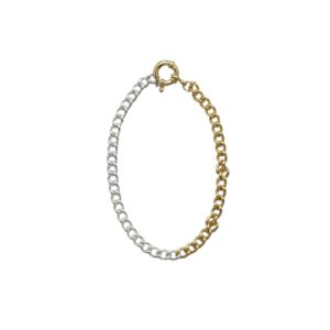 Armband Fusion 19cm silver/guld.