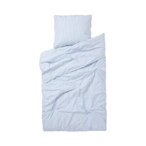 Bäddset Vide Percale 150x210cm Blå/Vit.