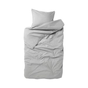 Bäddset Vide Percale 150x210cm Ljusgrå.