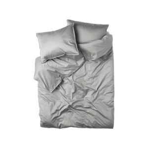 Bäddset Vide Satin 220x210cm Mörkgrå.