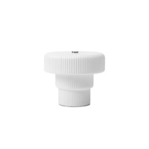 Bordslampa Uppladningsbar Ripple vit.
