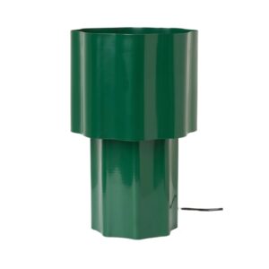 Bordslampa Wave 36cm Mörkgrön.