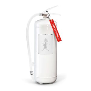 Brandsläckare 6 kg vit/vit solstickan.