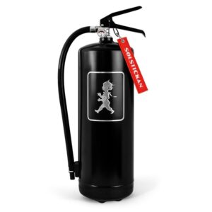 Brandsläckare 6kg svart/svart Solstickan.