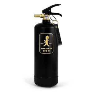 Brandsläckare svart/guld solstickan 2kg.