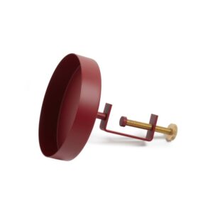Bricka Clamp Tray S vinröd.