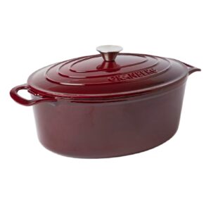 Gjutjärnsgryta Granberg oval 6L Burgundy.