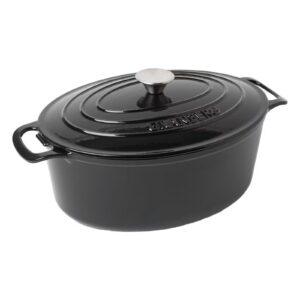 Gjutjärnsgryta Granberg oval 6L Svart.