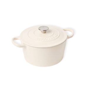 Gjutjärnsgryta Granberg rund 4L Cream.