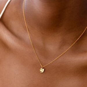 Halsband Bring Me Luck 44cm Guld.