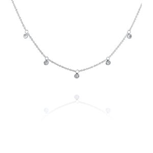 Halsband Knappkorall "multidrop" 40-45cm.
