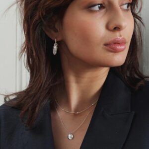 Halsband Paxton Long Silver.