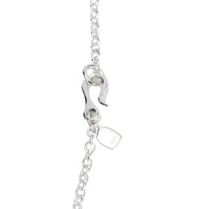 Halsband Small Anchor Hook 65 cm silver.