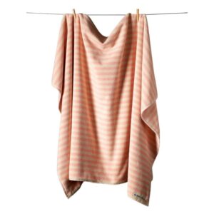 Handduk Naram 100 X 150 cm Rosa/Creme.