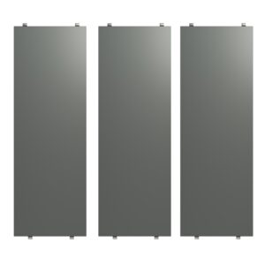 Hyllplan 58x20 3-p Mörkgrå.