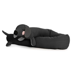 Kudde Lazy long dog antracit.