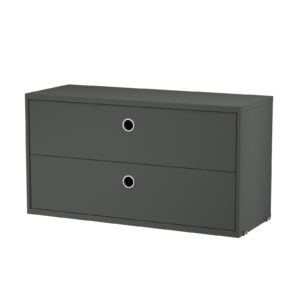 Lådhurts 78x30x42 Mörkgrå.