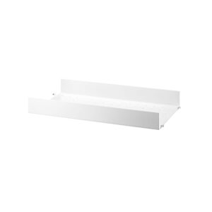 Metallhyllplan Hög 58x30 vit.