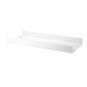 Metallhyllplan Hög 78x30 vit.