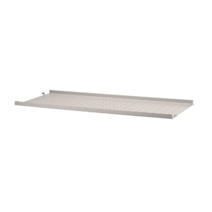 Metallhyllplan Låg 78x30 beige.