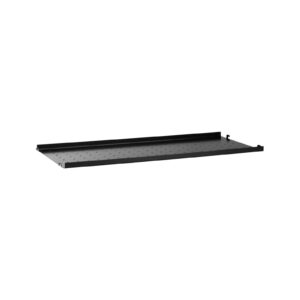 Metallhyllplan Låg 78x30 svart.