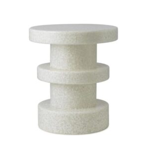 Pall / Sidebord Bit Stack Vit.