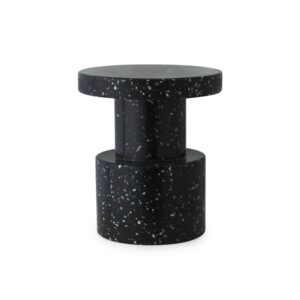 Pall / Sidebord Bit Svart.