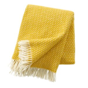 Pläd Knut saffron.