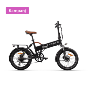 Rawbike City Jet Black Elcykel 2024.