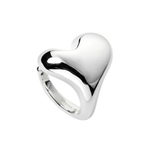 Ring Bolded Heart Silver 19.