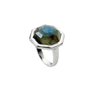 Ring Octagon Silver 16