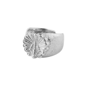 Ring Venus Shell Signet Silver.