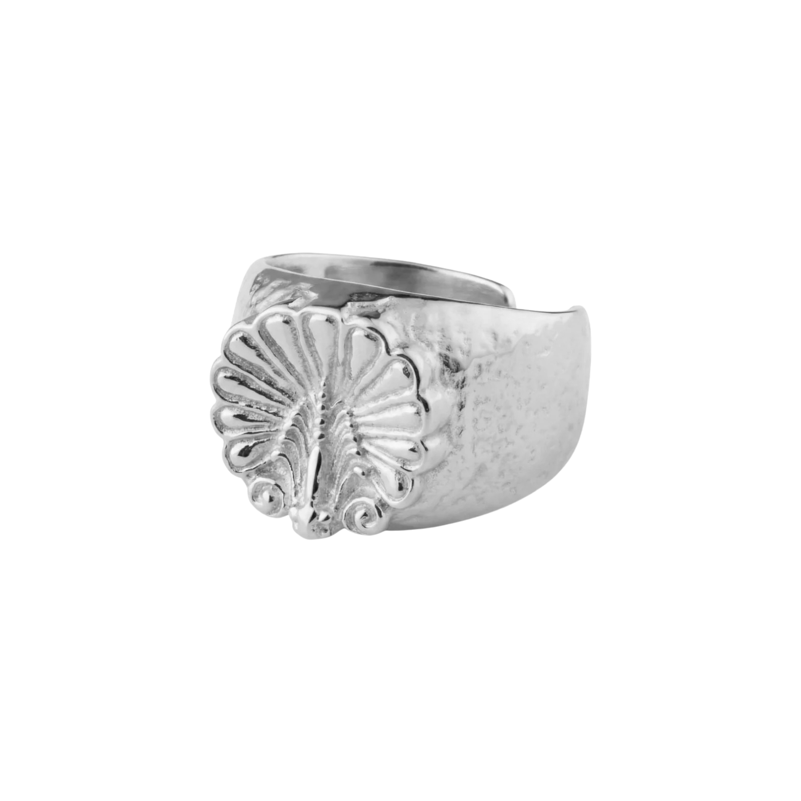 Ring Venus Shell Signet Silver.