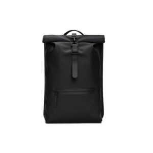 Ryggsäck Rolltop Rains Svart.