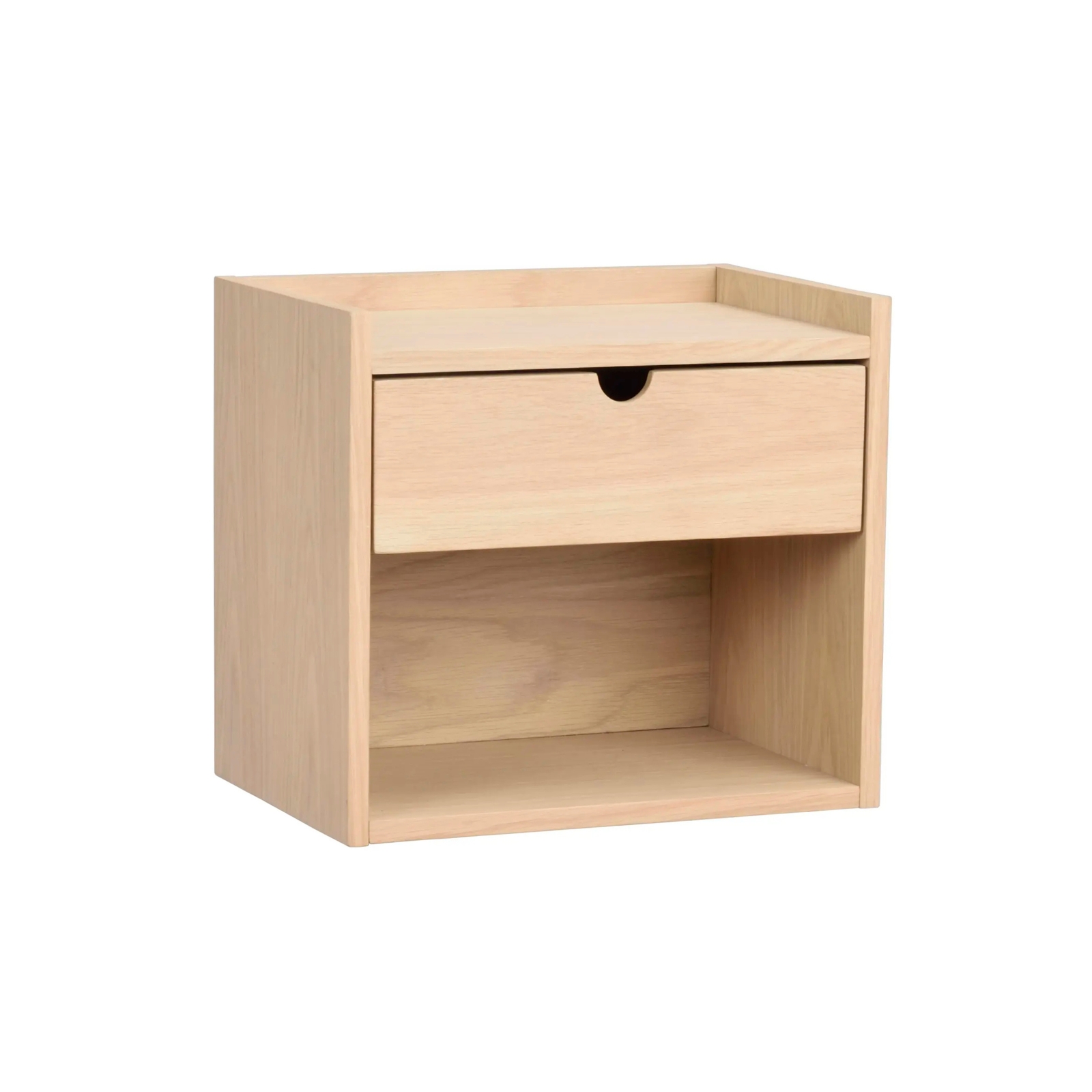 Sängbord Hillmond 1 L Vitpigmenterade.