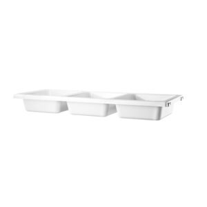Skålplan 78x30 vit.
