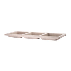 Skålplan filt 78x30 beige.