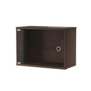 Skåp med glasdörr 58x30 Mörk EK.