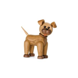 Träfigur Happy Dog 13