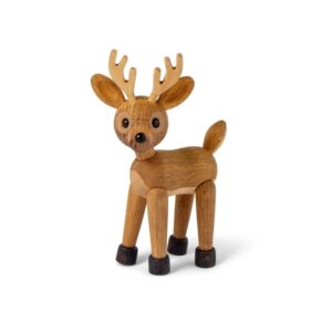 Träfigur Spirit Rådjur 19 cm Ek/Lönn.