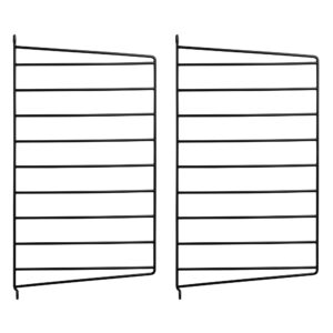 Väggavel 50x30 2-p svart.