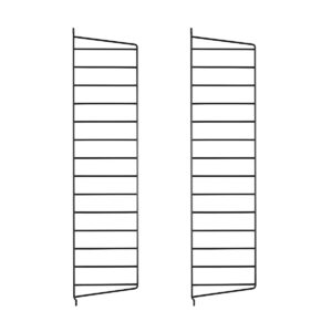 Väggavel 75x20 2-p svart.