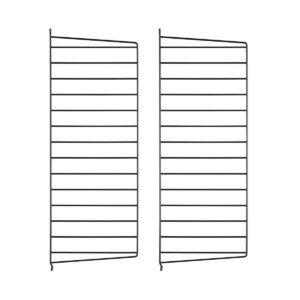 Väggavel 75x30 2-p svart.