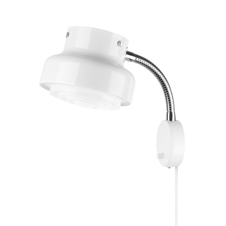 Vägglampa Bumling Mini 19cm Vit.